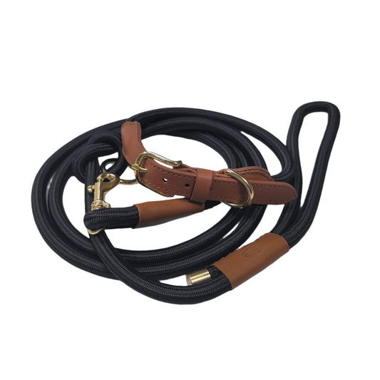 Rope Collar And Leash Set - PAWS